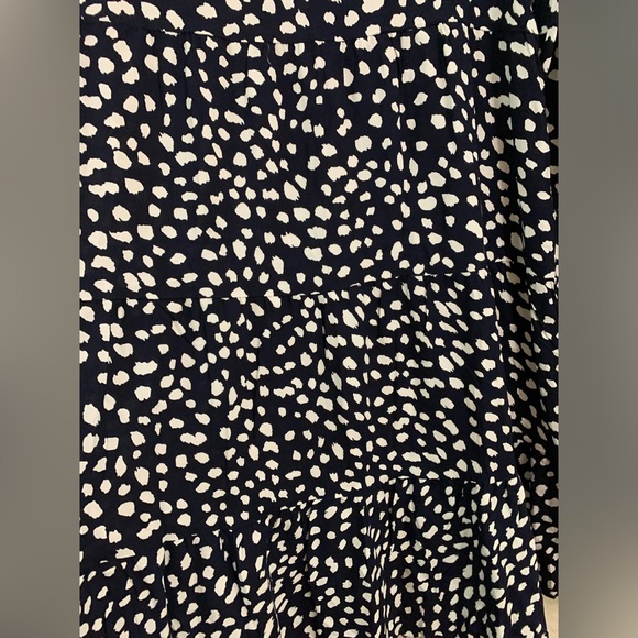 NWT Animal Print Ruffle Longsleeve Dress - Picture 4 of 8